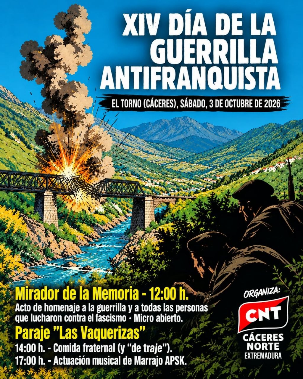 Imagen del artículo original: El antiguo maqui Joan Busquets reivindica a las víctimas de la dictadura franquista este 1